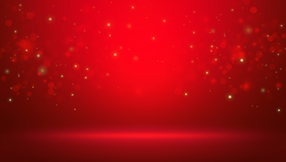 Red background with light bokeh effects